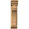 Ekena Millwork Merced Traditional Rough Sawn Bracket w/ Offset Brace, Western Red Cedar, 6"W x 18"D x 26"H BKT0604X18X26MRC01RWR - alternate 4